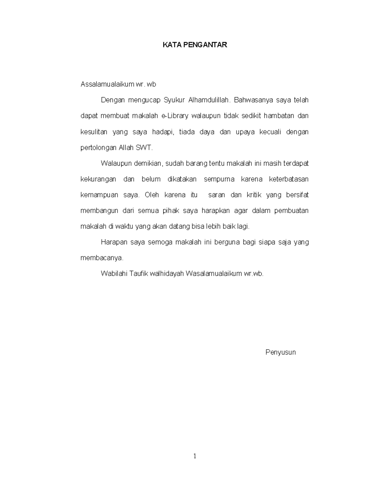 Contoh Makalah Yang Benar PDF - - Studocu