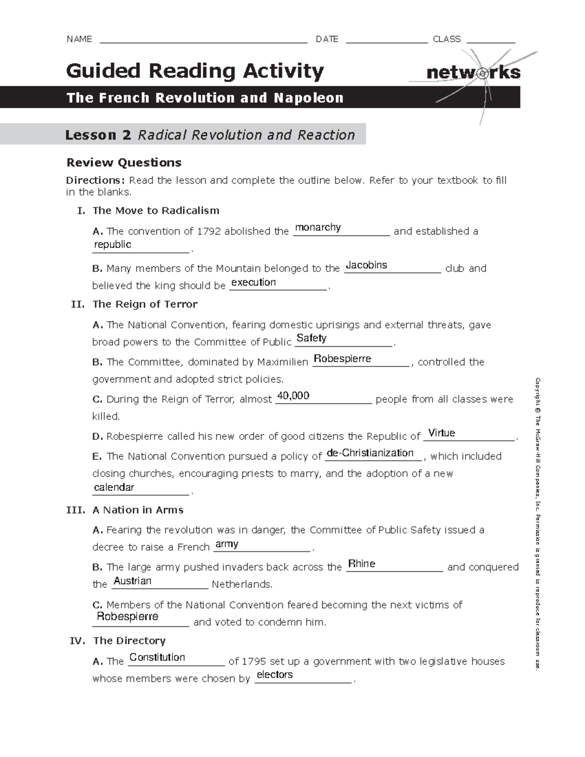 Jilberto Bedolla - Ch22, L2 - Guided Reading Activity - NAME