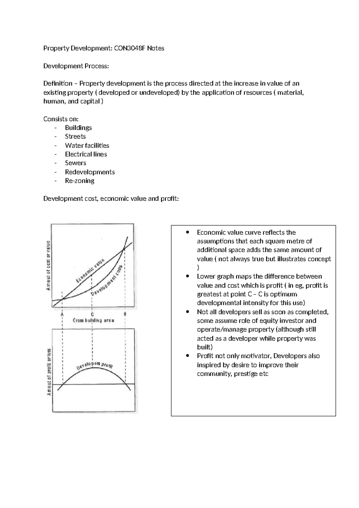 Property Development notes - Property Development: CON3048F Notes ...