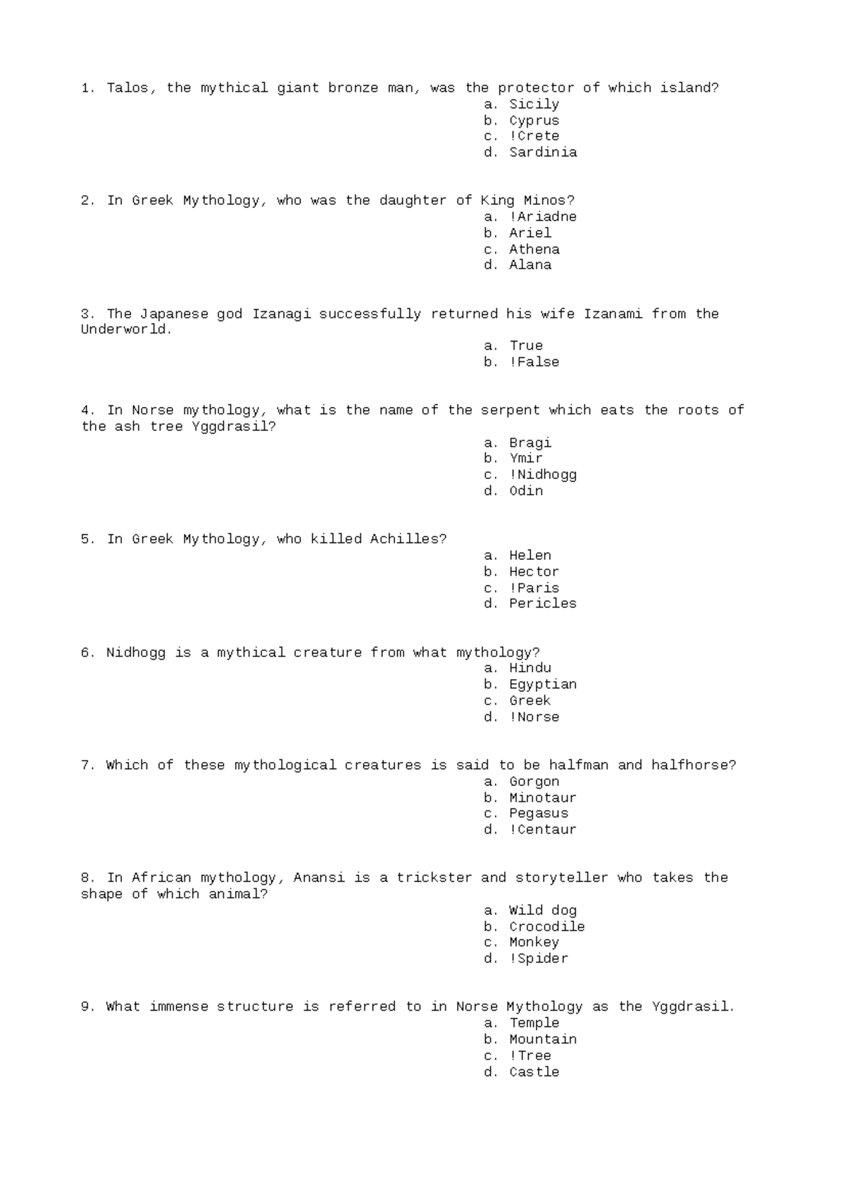 Socio 146 Image 3 - lecture notes - Talos, the mythical giant bronze ...