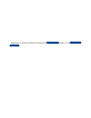 naphthalene experiment lab report