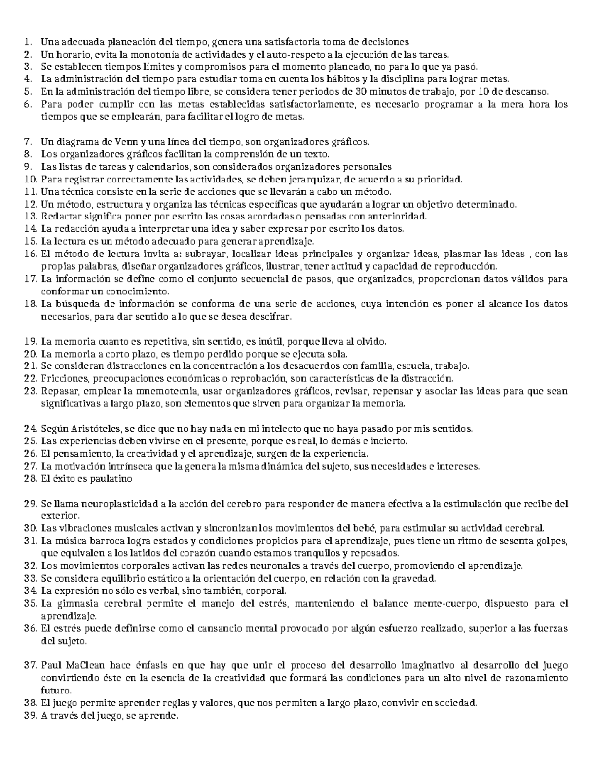 Estrategias de estudio%2c para el examen - Una adecuada planeación del ...