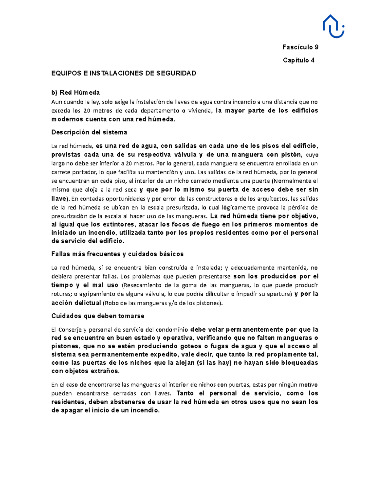 Fascículo 9 capitulo 4 Red Húmeda - Fascículo 9 Capítulo 4 EQUIPOS E ...