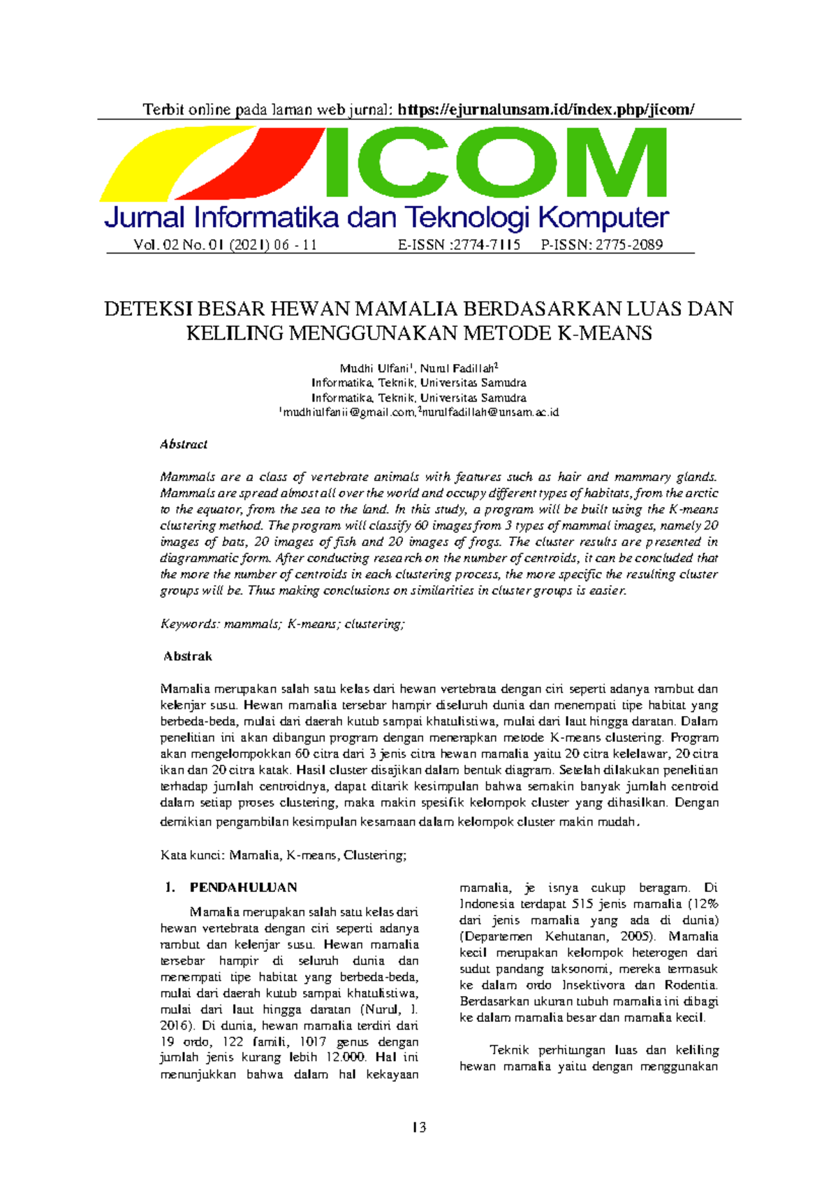 Notes Application - Terbit Online Pada Laman Web Jurnal: Ejurnalunsam ...