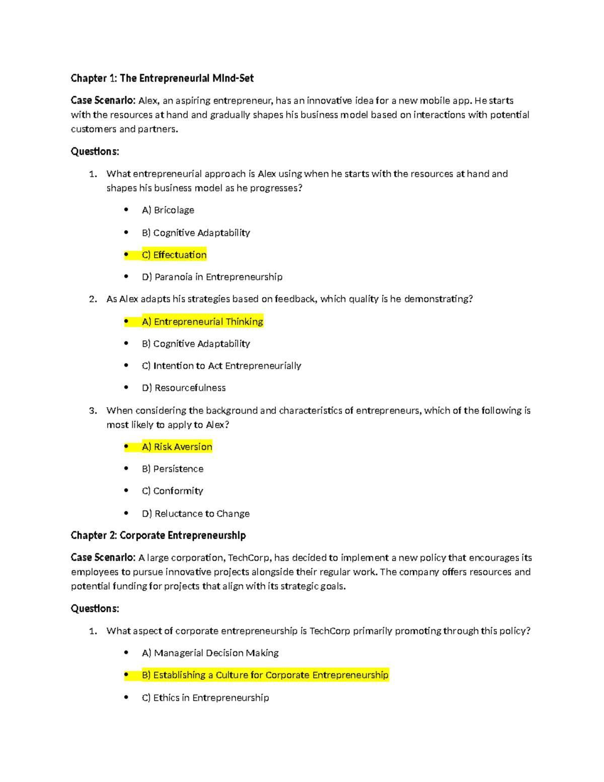 case study quiz 1