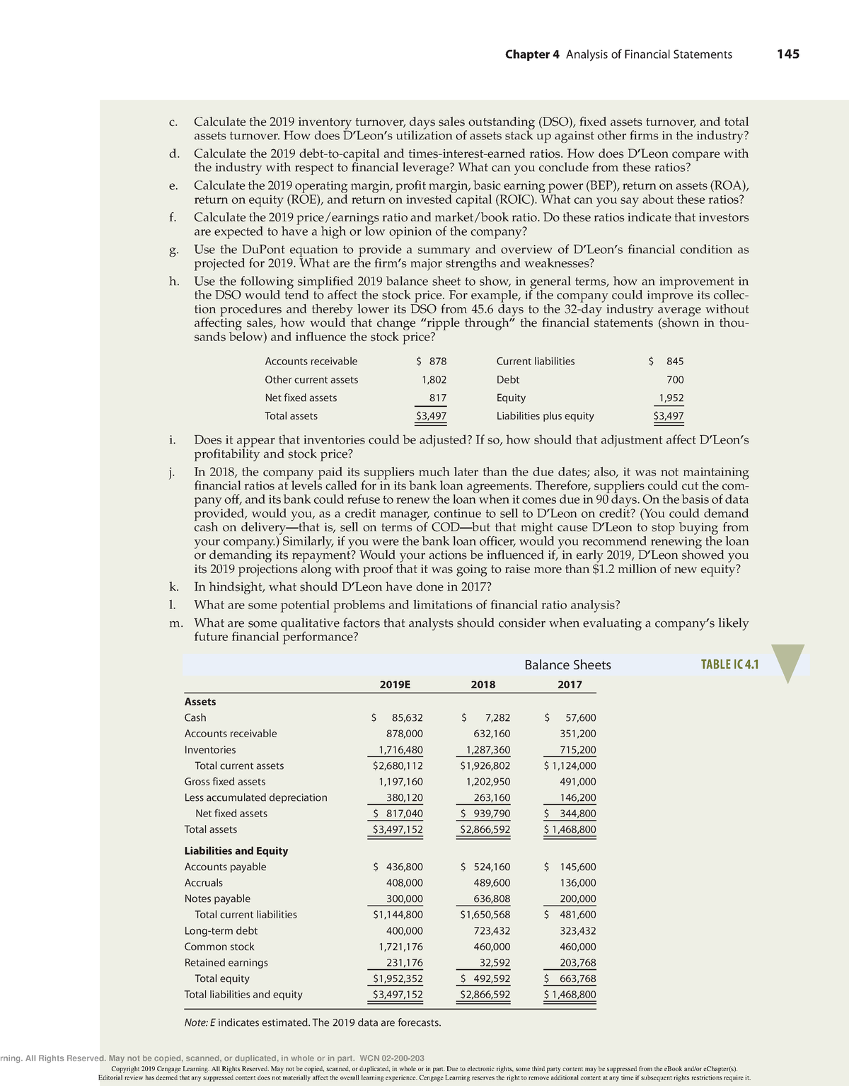 Fundamentals Of Financial Management-47 - Chapter 4 Analysis Of ...