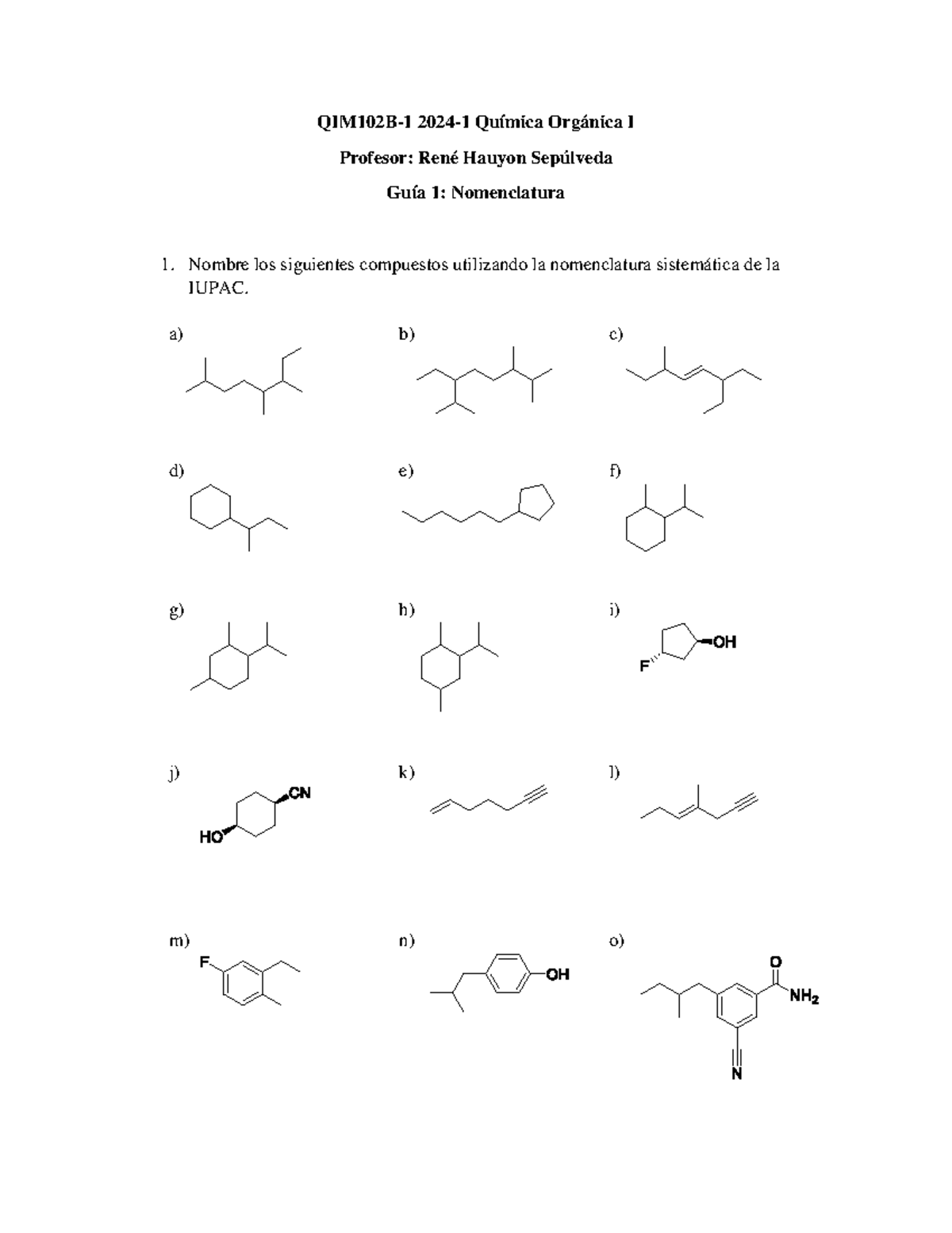 Gu%C3%ADa+de+ejercicios+1+-+Nomenclatura - Química Orgánica Fundamental ...