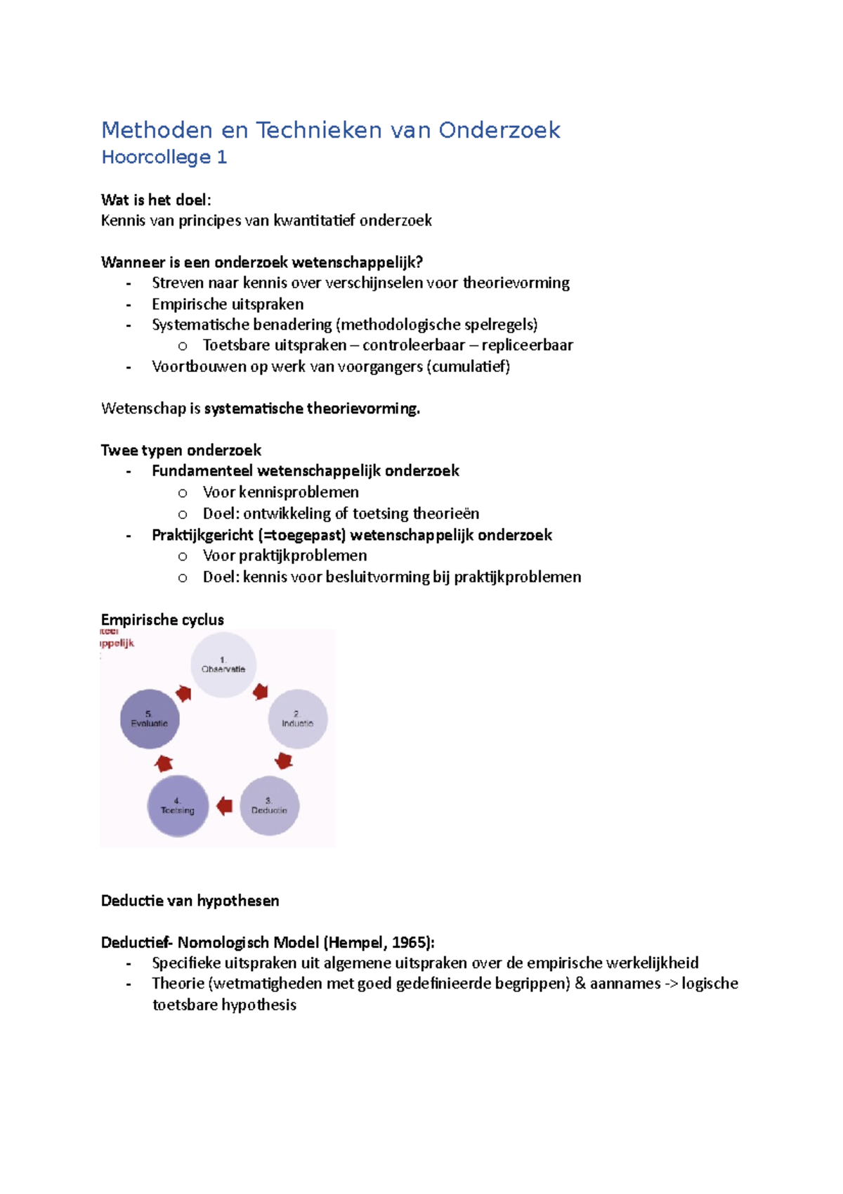 Methoden En Technieken Van Onderzoek - Methoden En Technieken Van ...