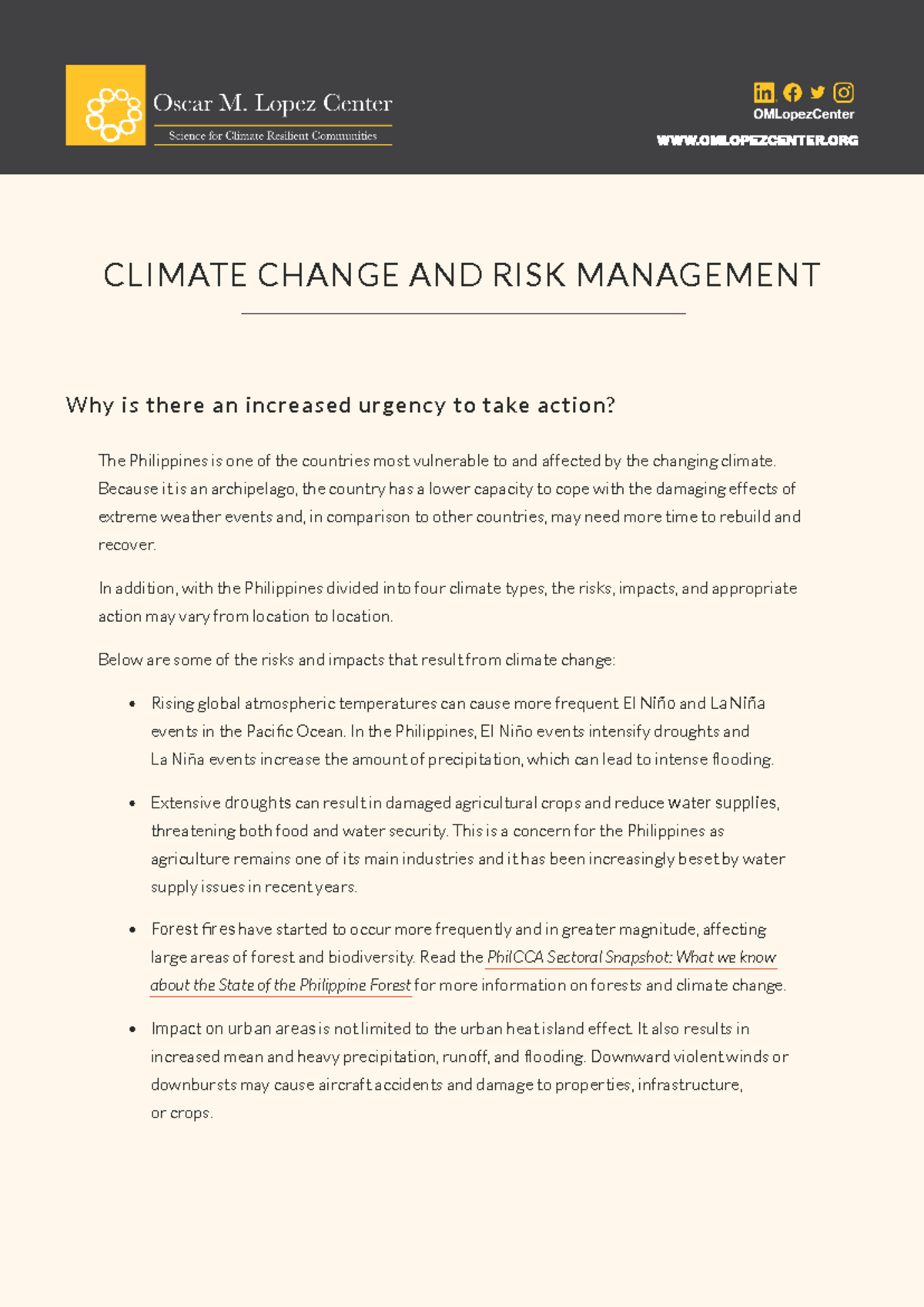 2022 03 IPCC AR6 WG2 Climate Change and Risks - CLIMATE CHANGE AND RISK ...