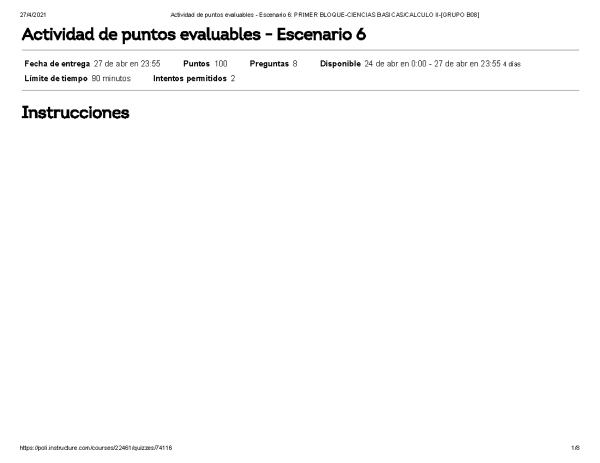 Actividad De Puntos Evaluables - Escenario 6 Primer Bloque- Ciencias ...