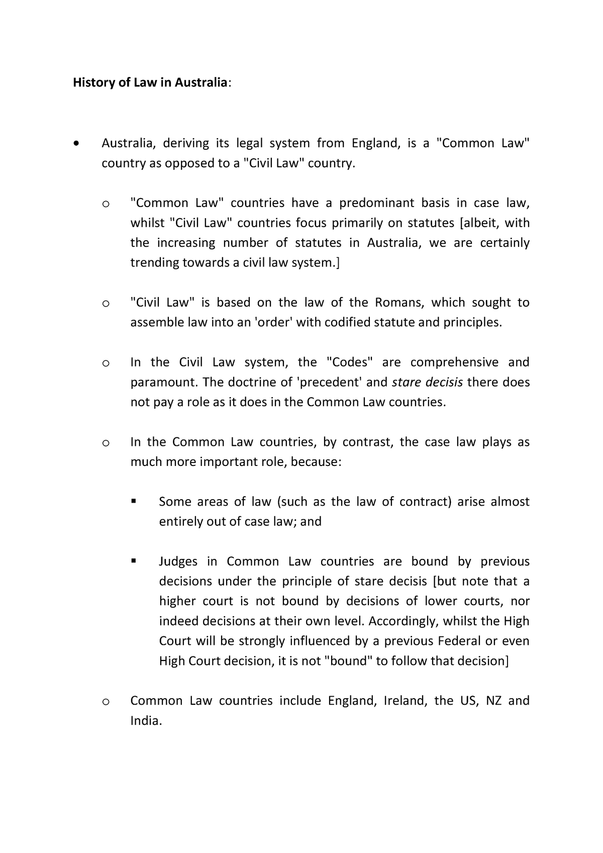 history-of-law-in-australia-o-common-law-countries-have-a