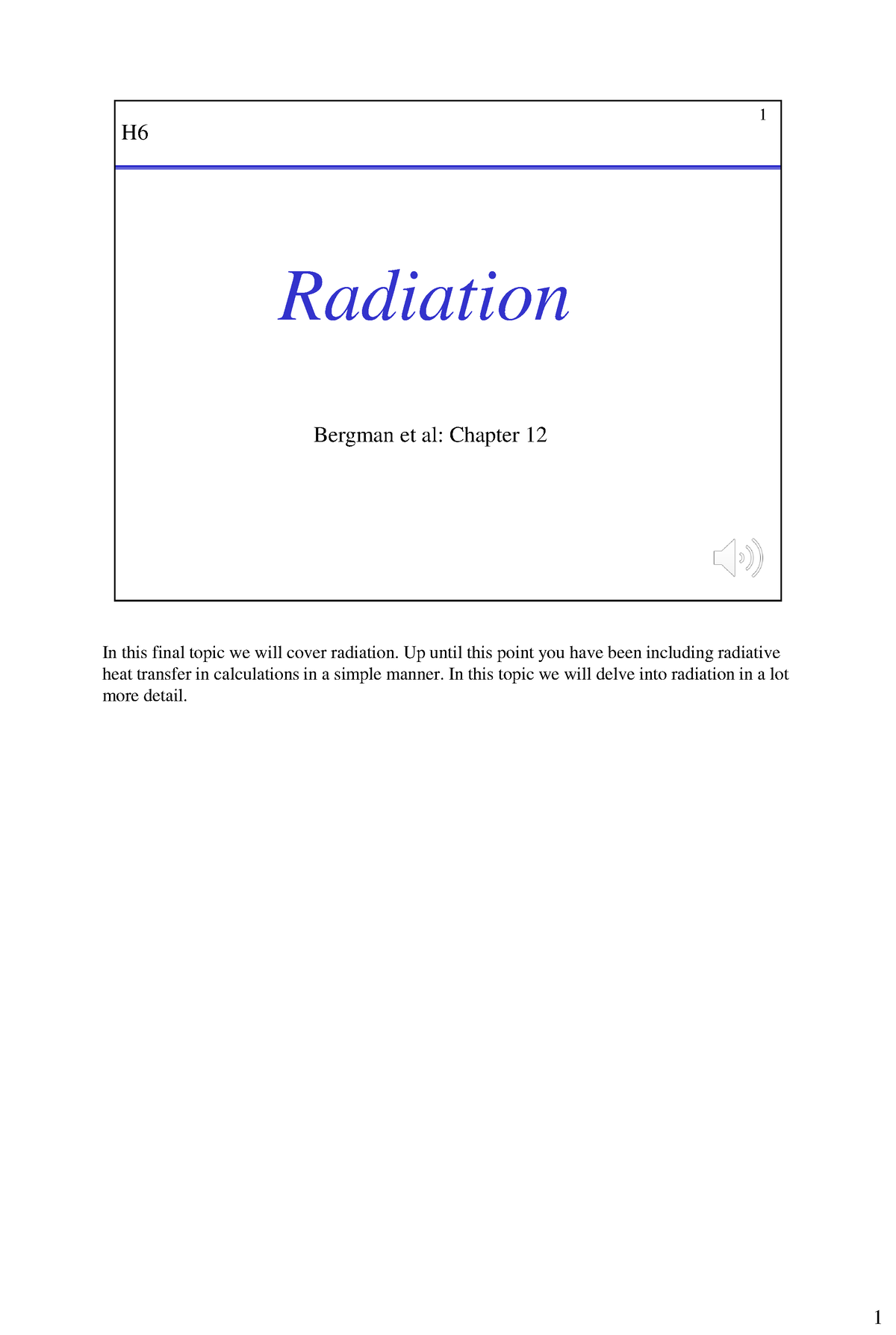 H6-Radiation - Thermal2 Lecture Notes - H Radiation Bergman Et Al ...