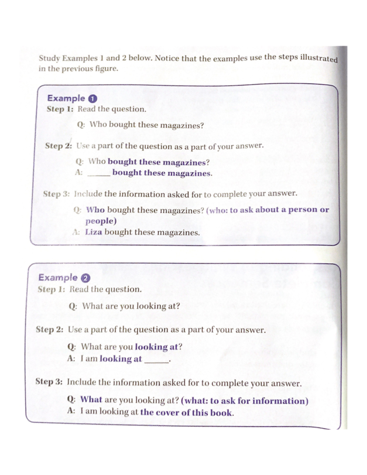 ELC 030 WH Questions Exercise Friday/Saturday 19&20 November 2021/2022