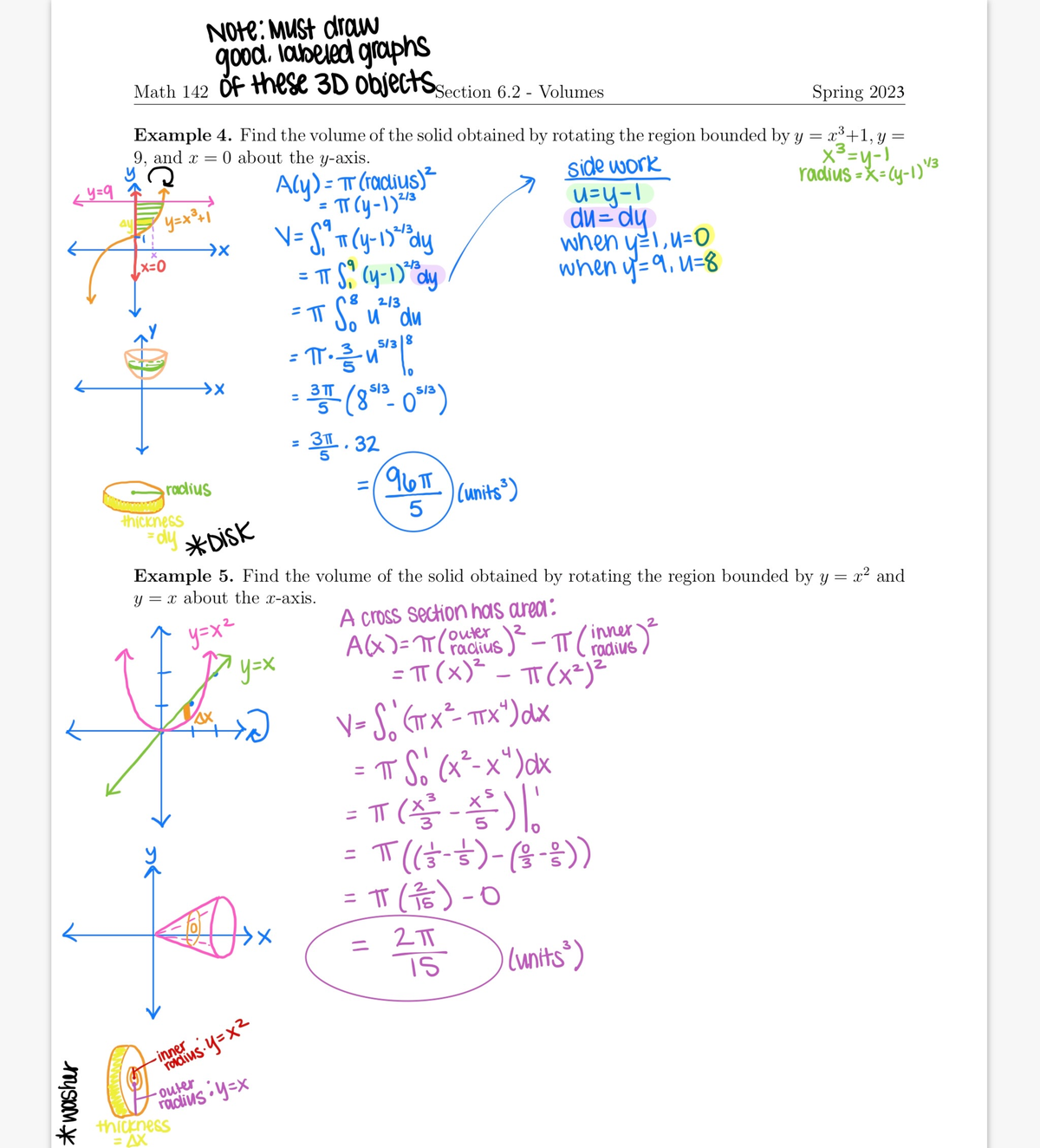 IMG 0842 - Professor Nelson: Calculus 2: 6.2 Lecture Notes/ Practice ...