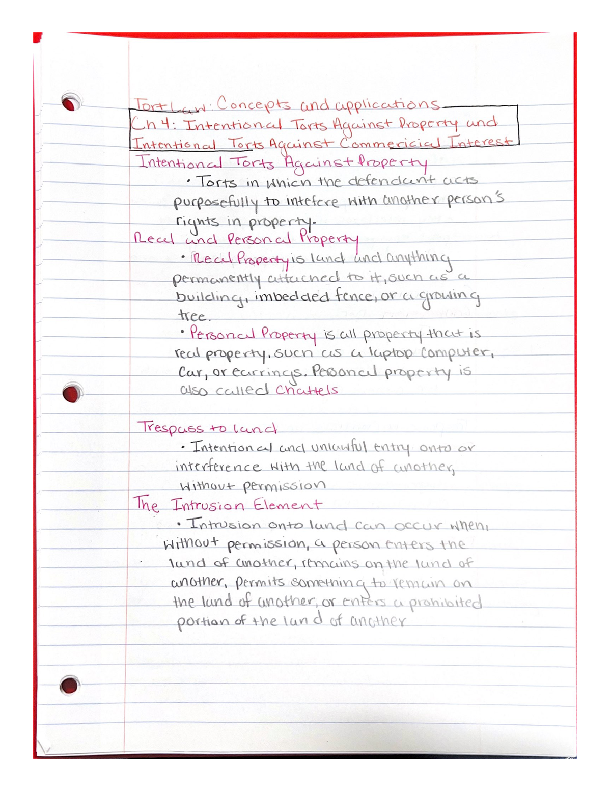 chapter-4-intentional-torts-against-property-and-chapter-5-defenses