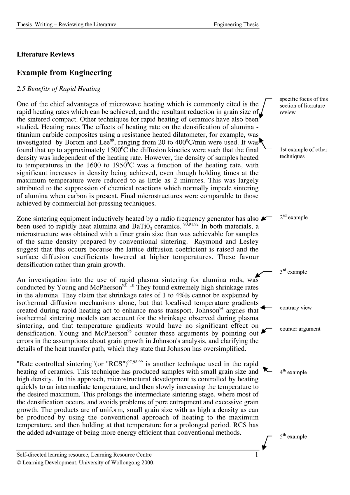 engineering literature review example pdf