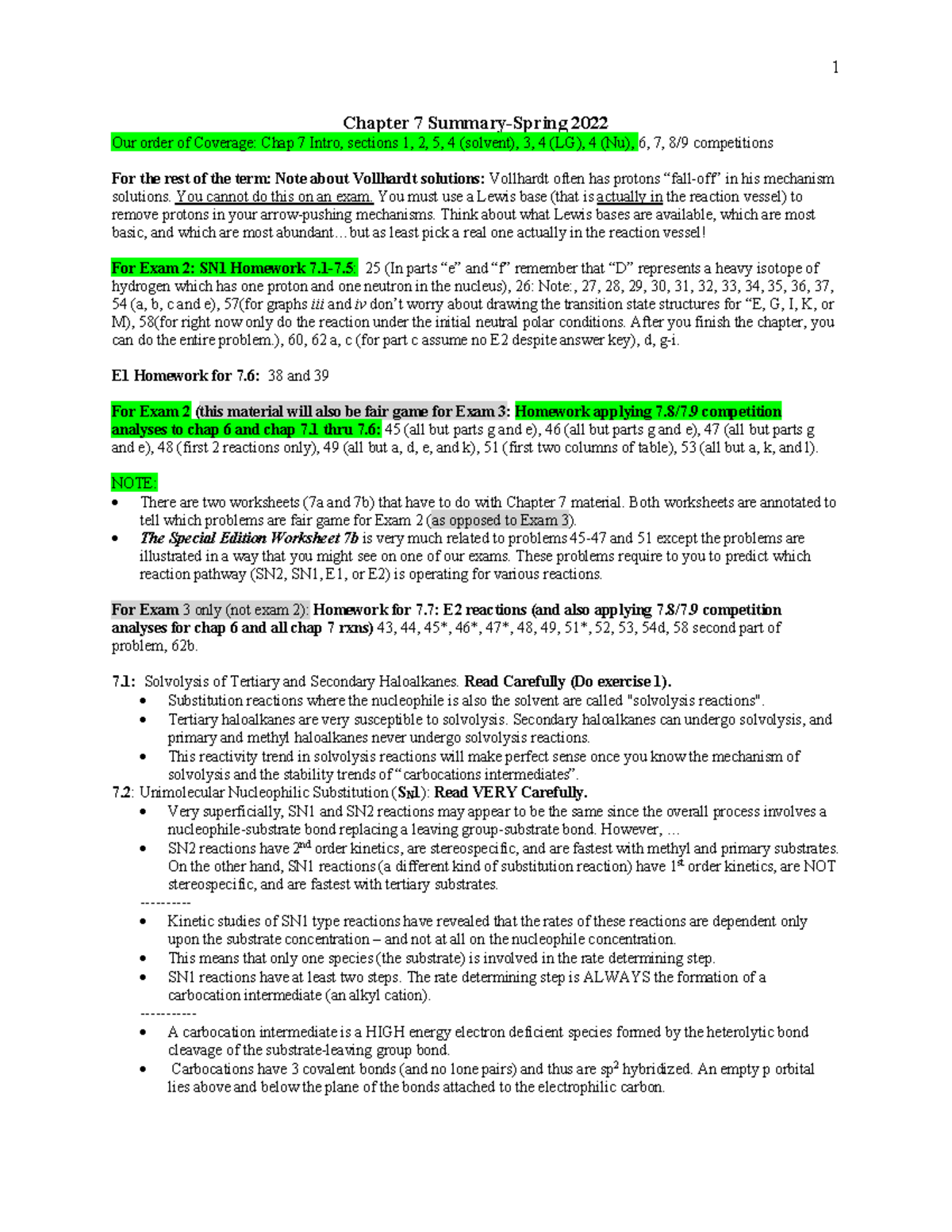 2234-Chap-7 - Chapter 7 - Chapter 7 Summary-Spring 2022 Our order of ...
