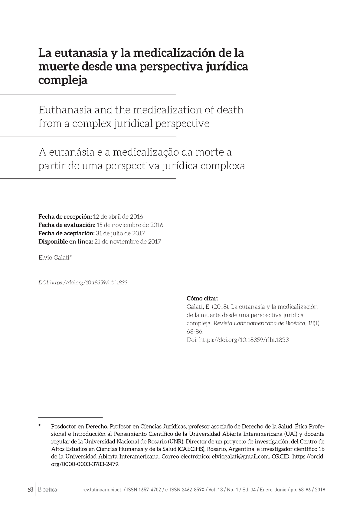 Eutanasia Y Medicalizacion De La Muerte - üññ - Studocu