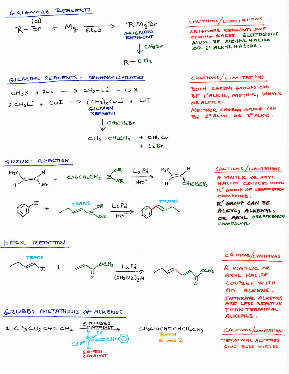 Metal Mediated Carbon-Carbon Bond Formation - CHEM 1212 - Studocu