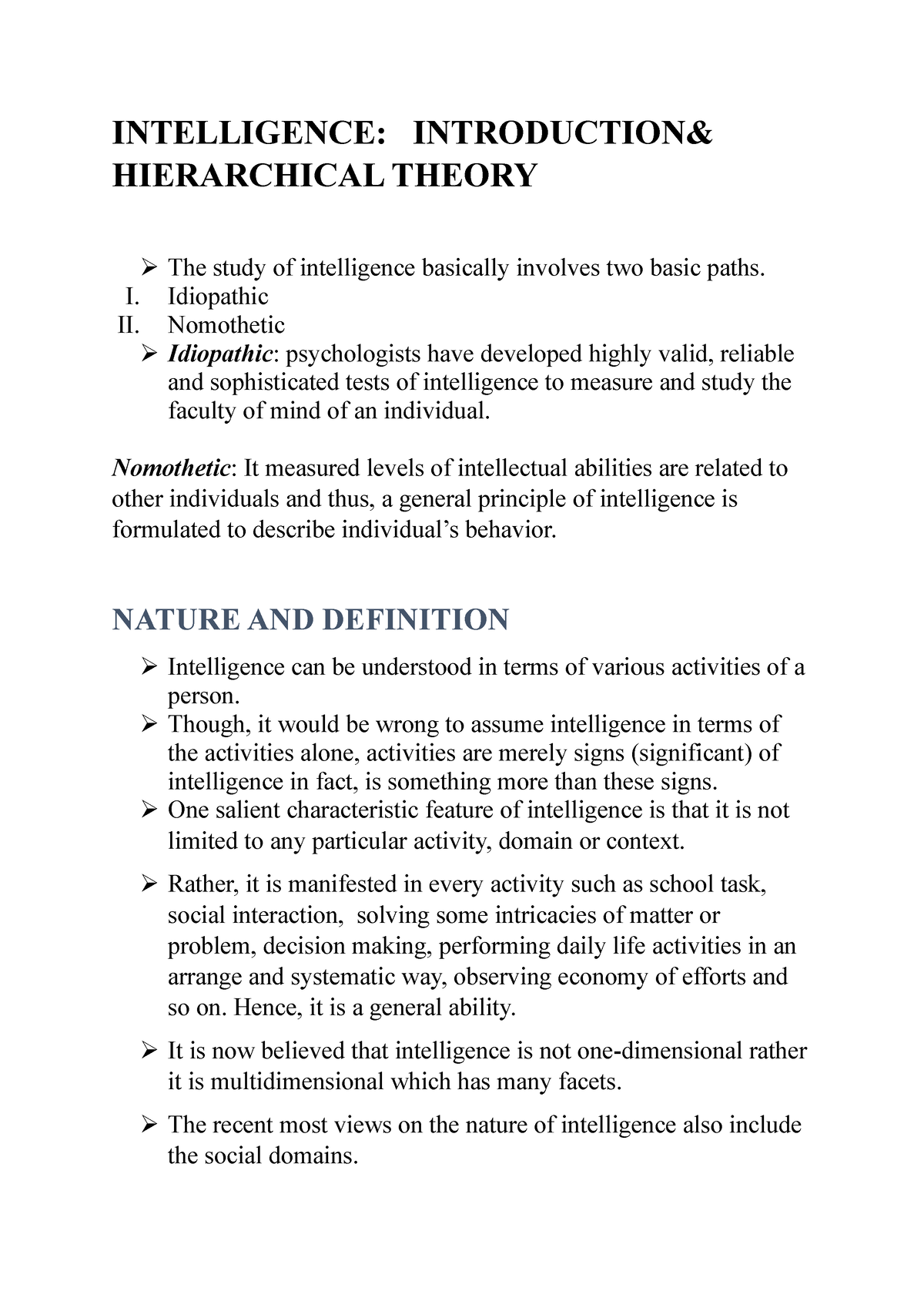 intelligence-theory-intelligence-introduction-hierarchical-theory