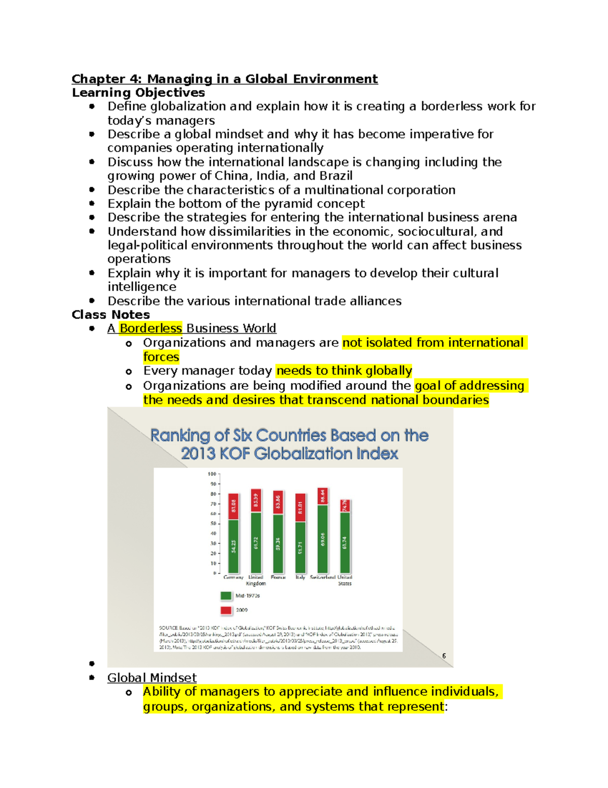 Management, 11th Edition (Richard Daft) Chapter 4 Notes - Chapter 4 ...