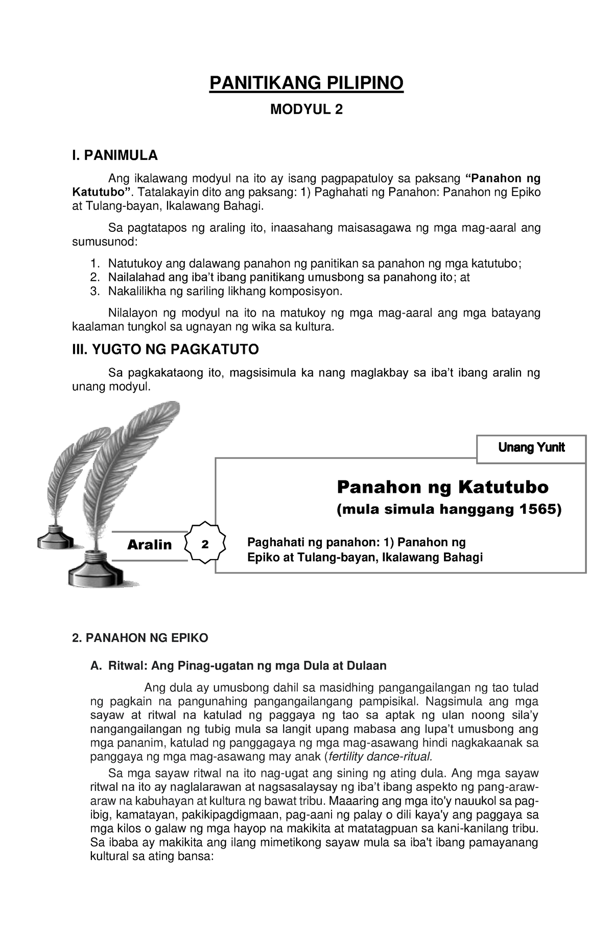 FIL 13 Modyul 02 - Sa Asignaturang Ito Ay Ituturo Ang Iba’t Ibang ...