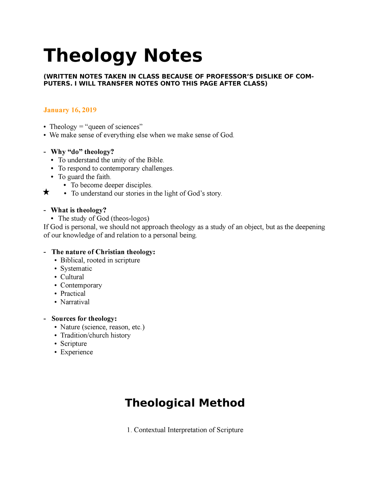 thesis about theology