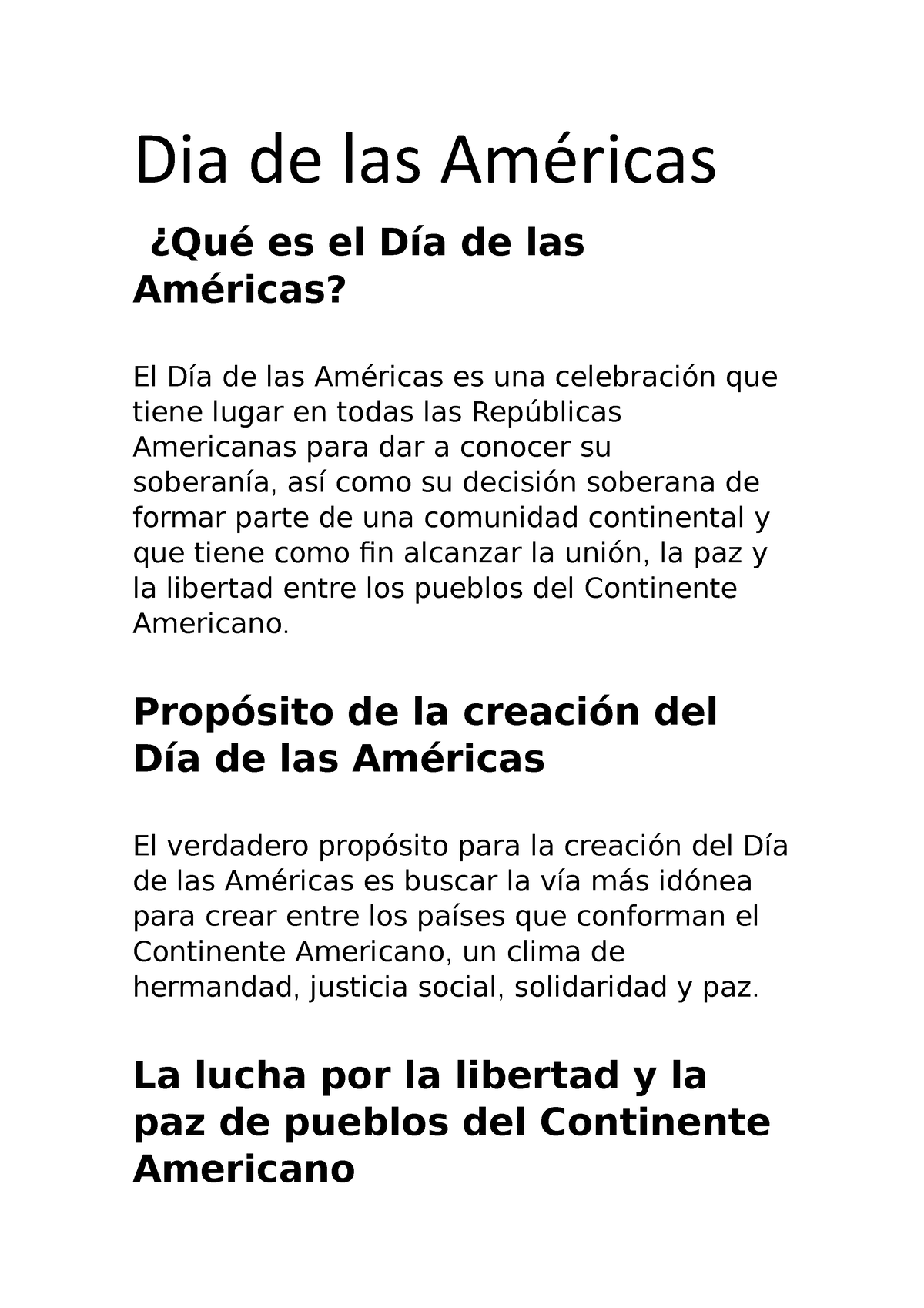 Dia De Las Américas Dia De Las Americas Dia De Las Américas ¿qué Es El Día De Las Américas 8367