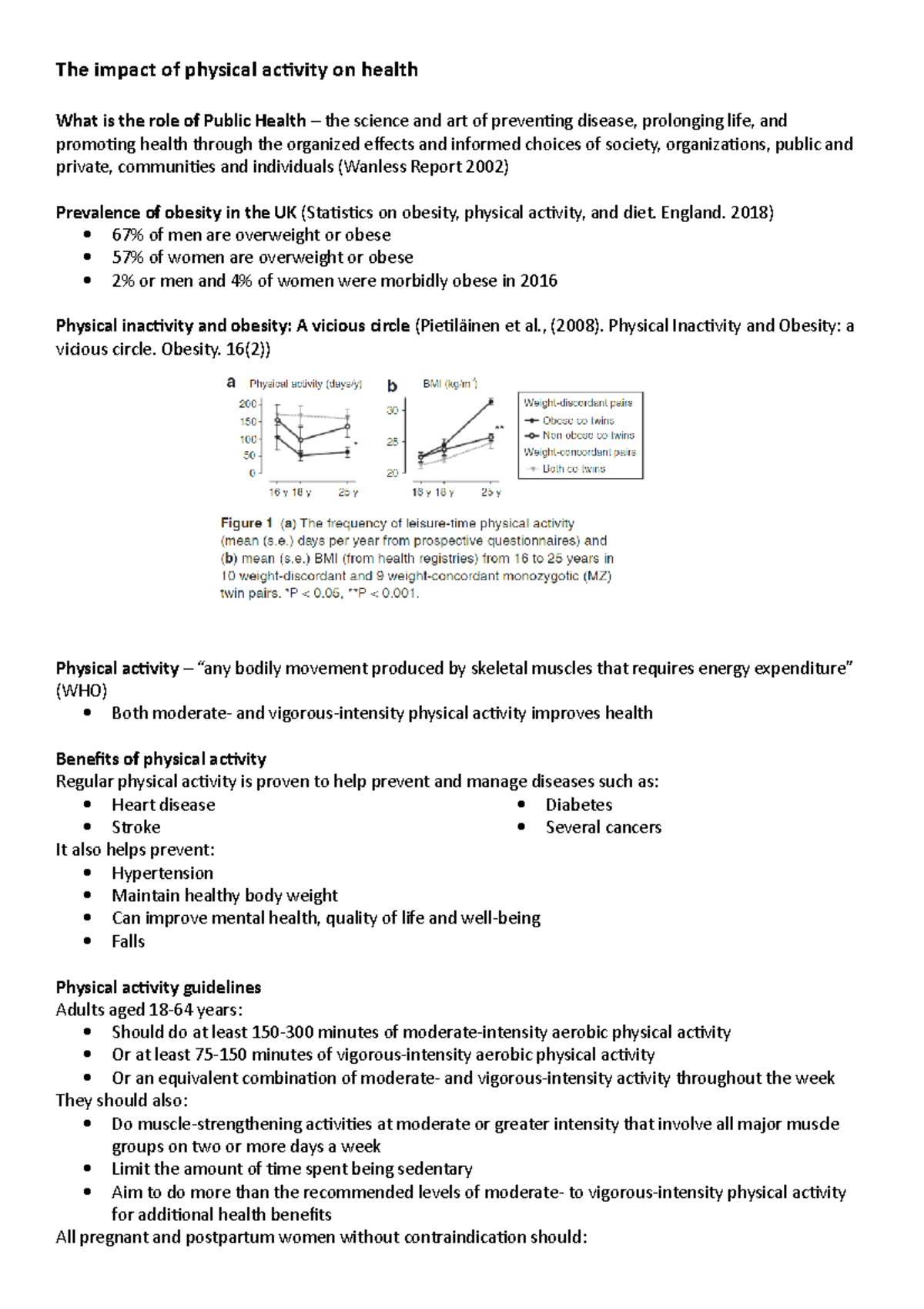 20.10 The impact of physical activity on health - The impact of ...