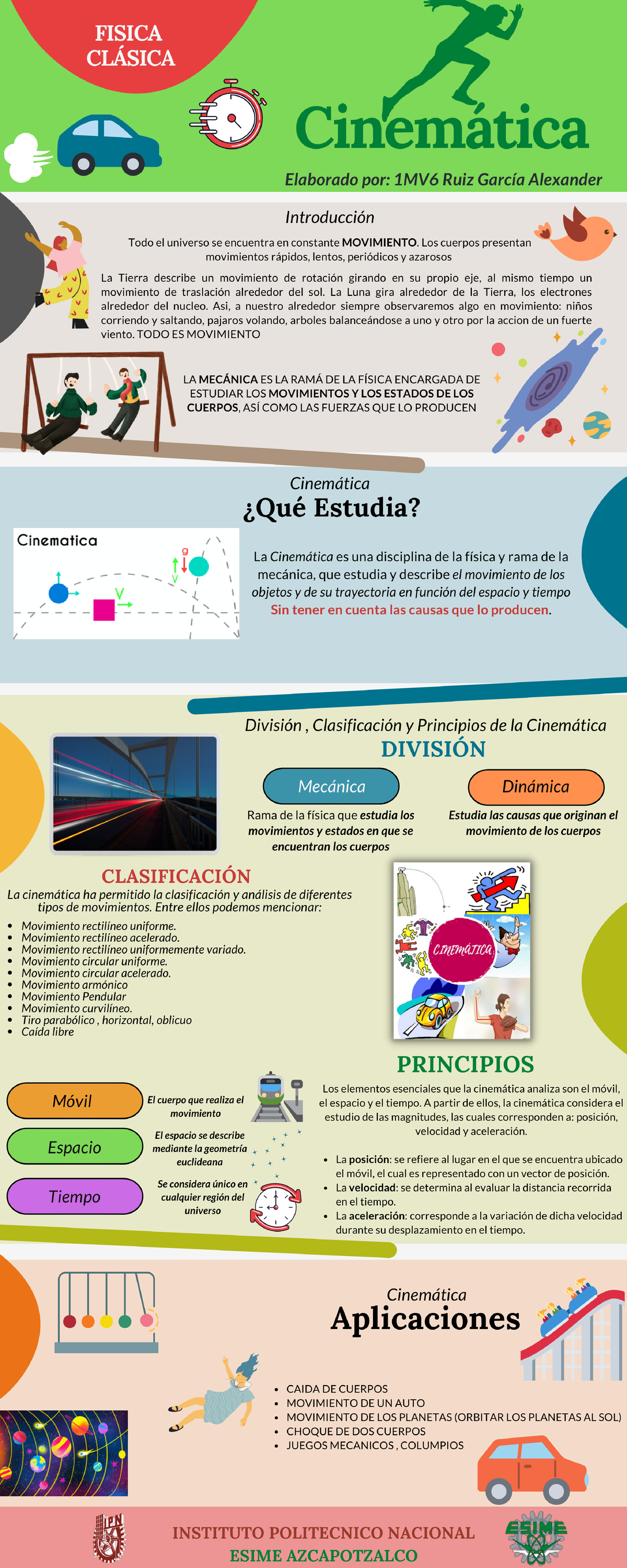 Cinematica ( Infografia) - RUIZ García Alexander - FISICA CLÁSICA ...