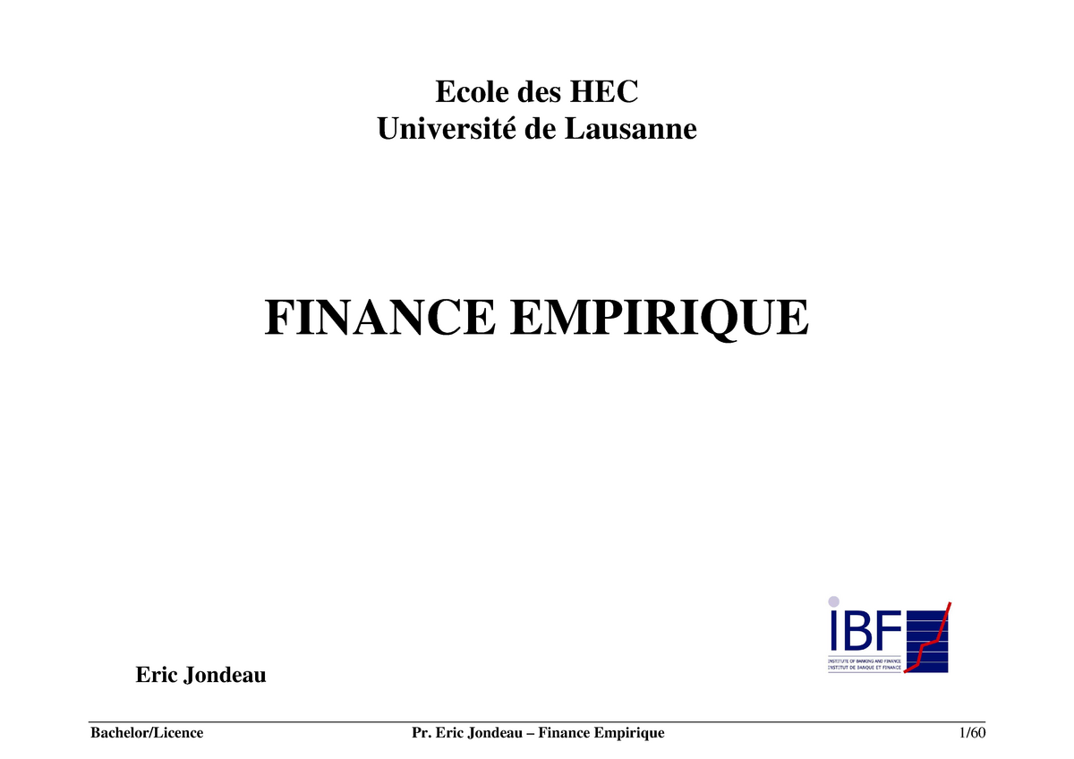 hec lausanne master finance thesis