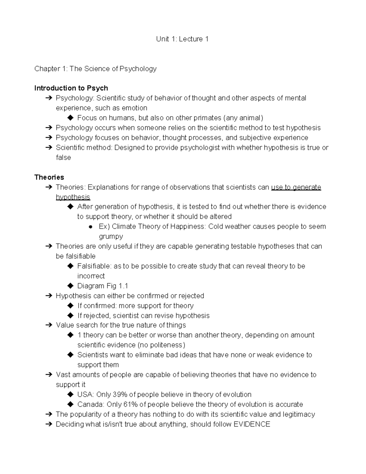 Unit 1 Lecture 1 - Unit 1: Lecture 1 Chapter 1: The Science Of ...