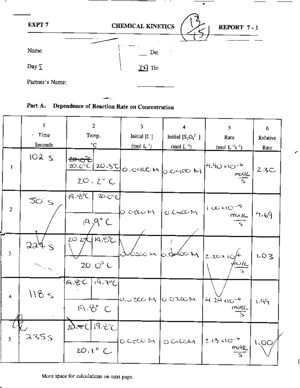 Lab 4 - Lab Report - Chem1050 - Studocu