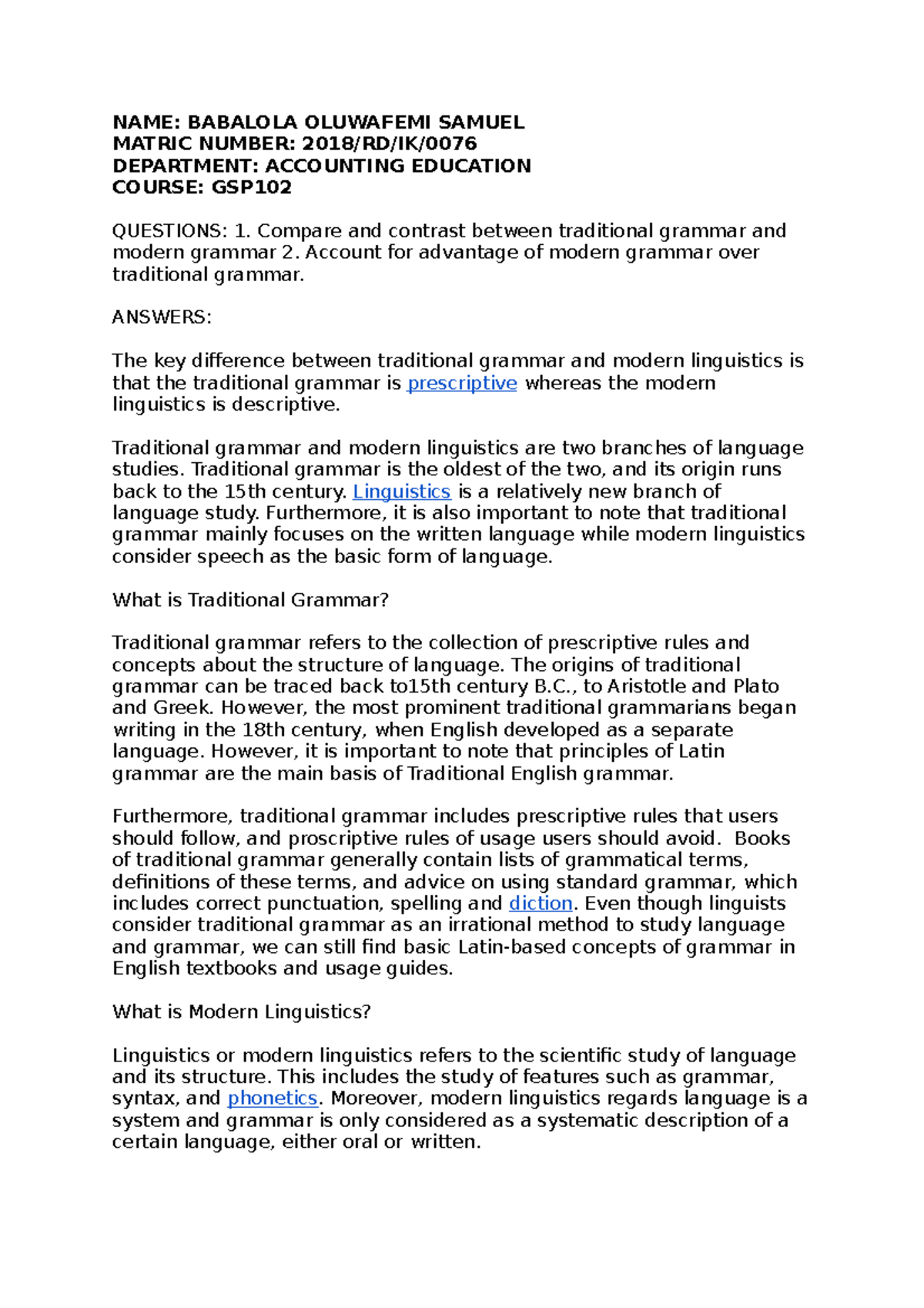 Assigment Statutory rape and rape are very different crimes. Rape