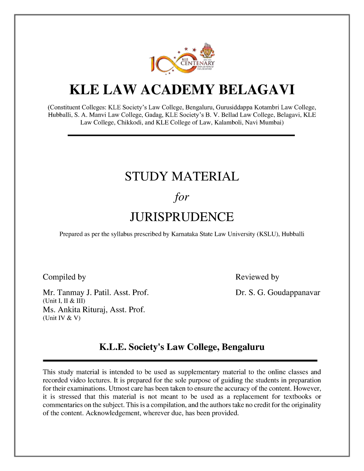 jurisprudence-notes-kle-law-academy-belagavi-constituent-colleges