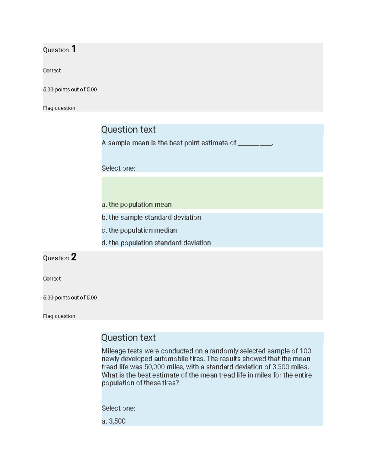 MAT150 Straighterline Quiz Combined 3 - Question 1 Correct 5 Points Out ...