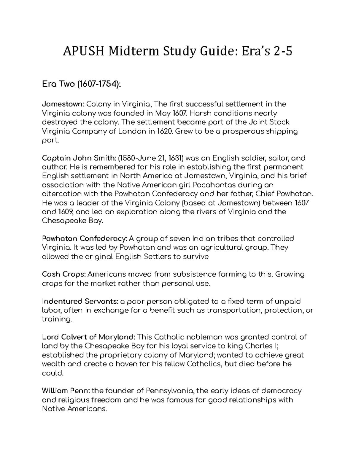 Unlocking Jamestown: The Apush Definition & Its Impact - phrmimo