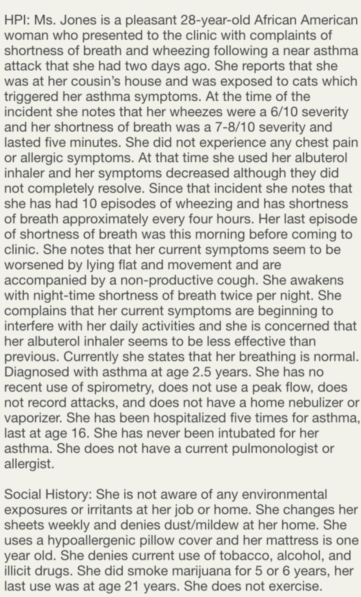 Tina Jones Respiratory NURS 411 Studocu