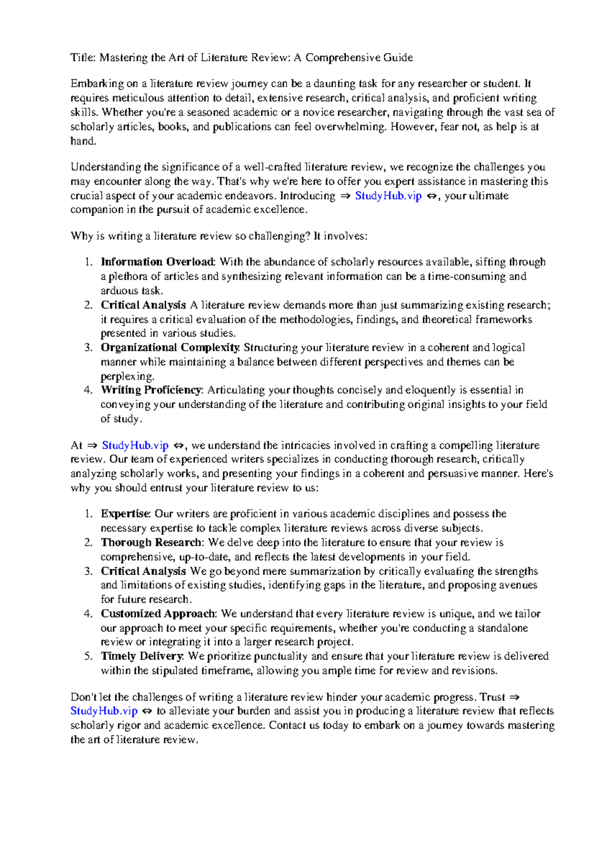 Doing A Literature Review By Helen Aveyard - Title: Mastering the Art ...