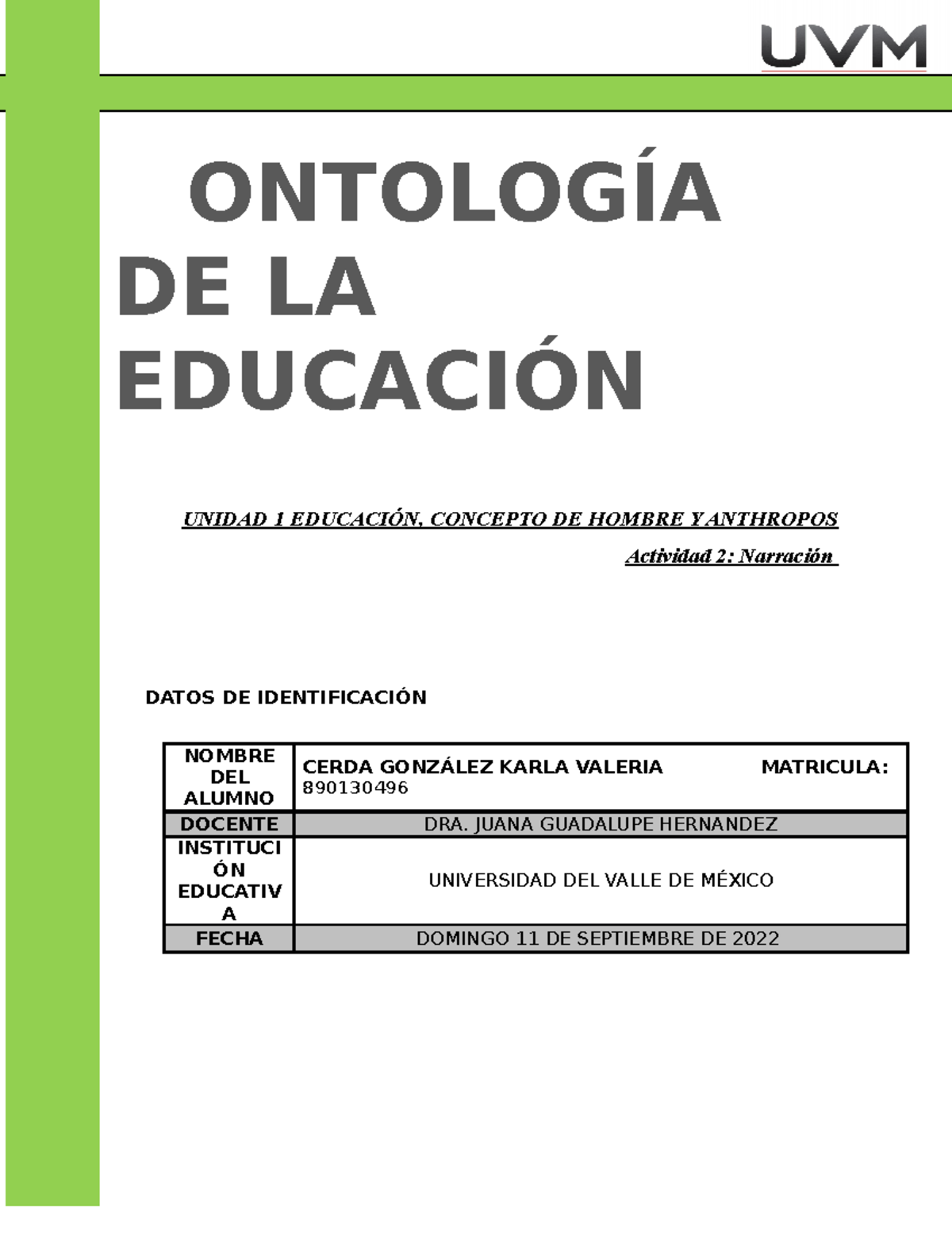 A2 Cgkv Unidad 1 EducaciÓn Concepto De Hombre Y Anthropos Actividad