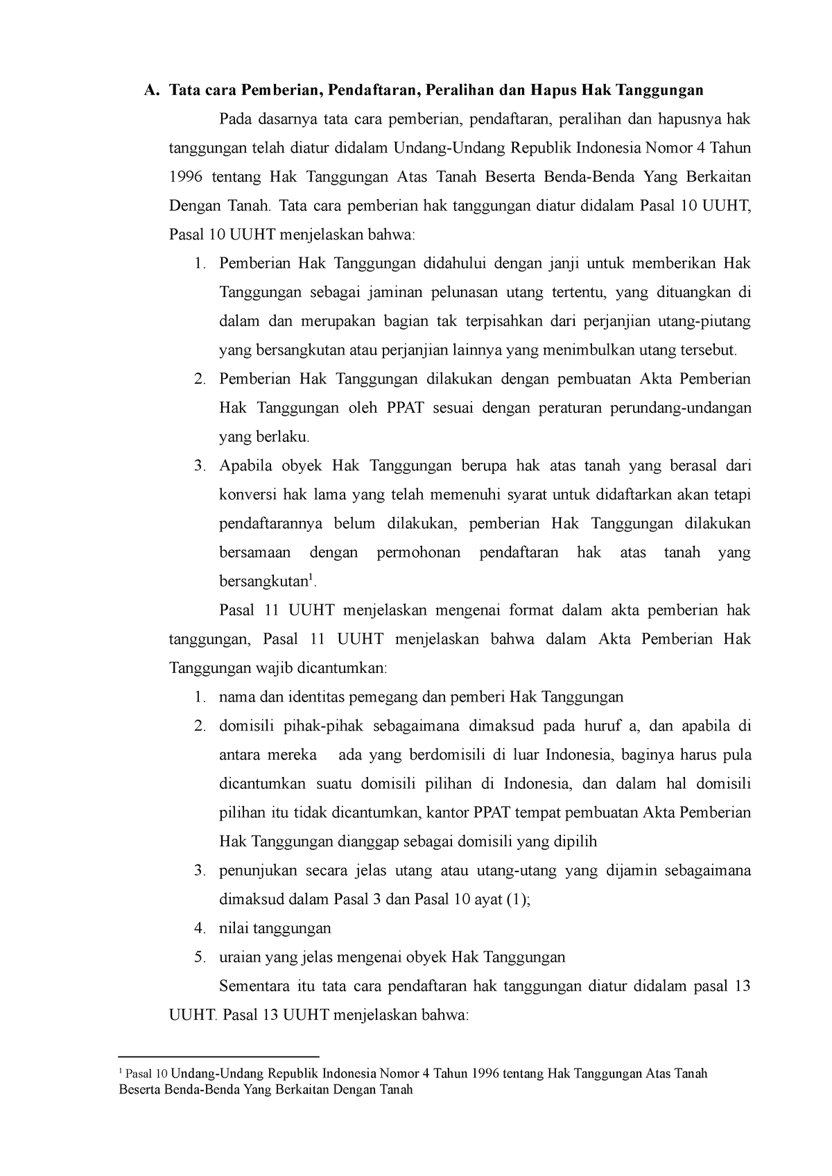 Tata Cara Pemberian Pendaftaran Peralihan Dan Hapus Hak Tanggungan A Tata Cara Pemberian