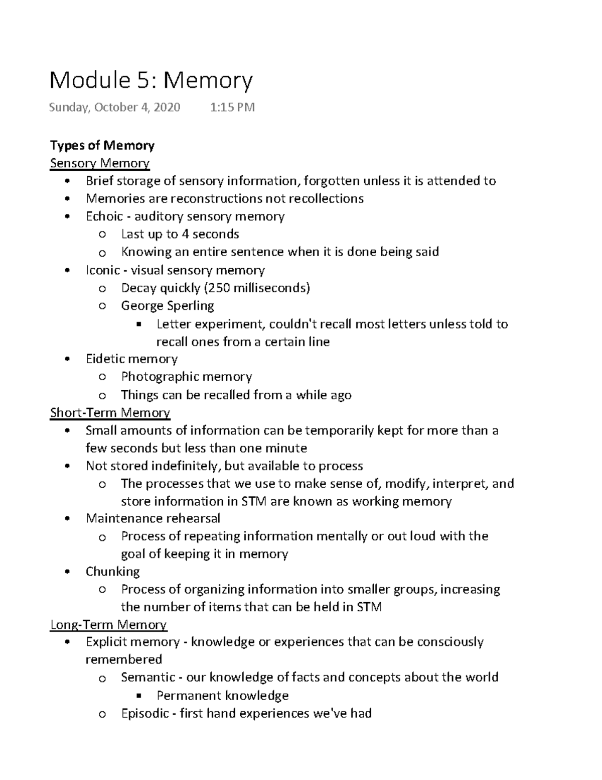 module-5-memory-c-shawn-green-types-of-memory-sensory-memory