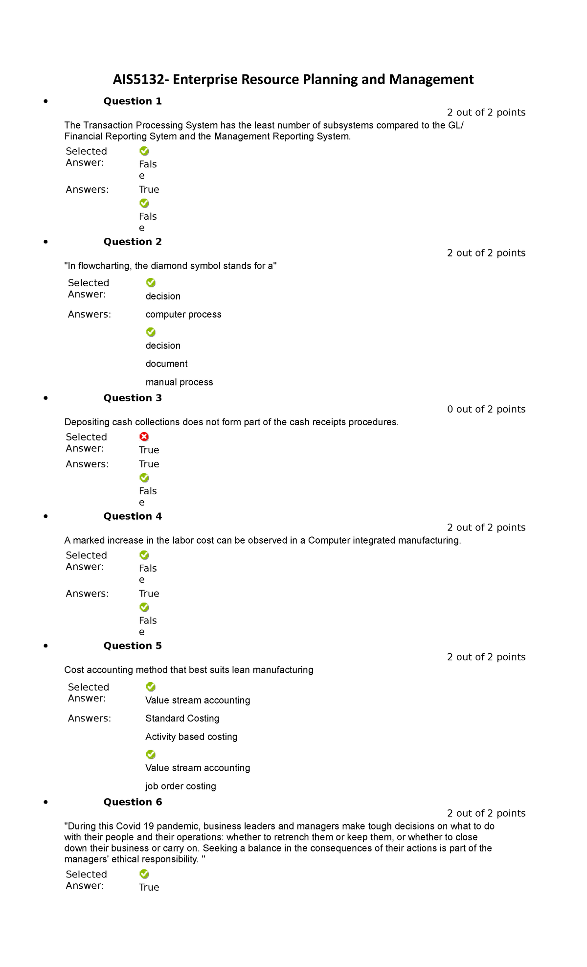 governance-business-ethics-ais5132-enterprise-resource-planning-and