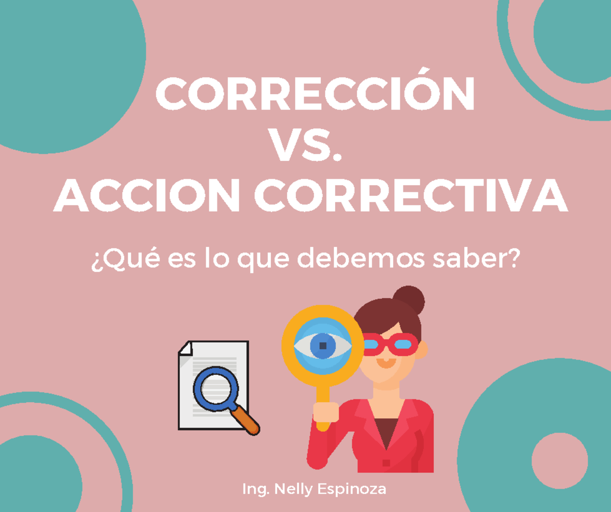 Corrección VS Acción Correctiva - CORRECCIÓN VS. ACCION CORRECTIVA ¿Qué ...