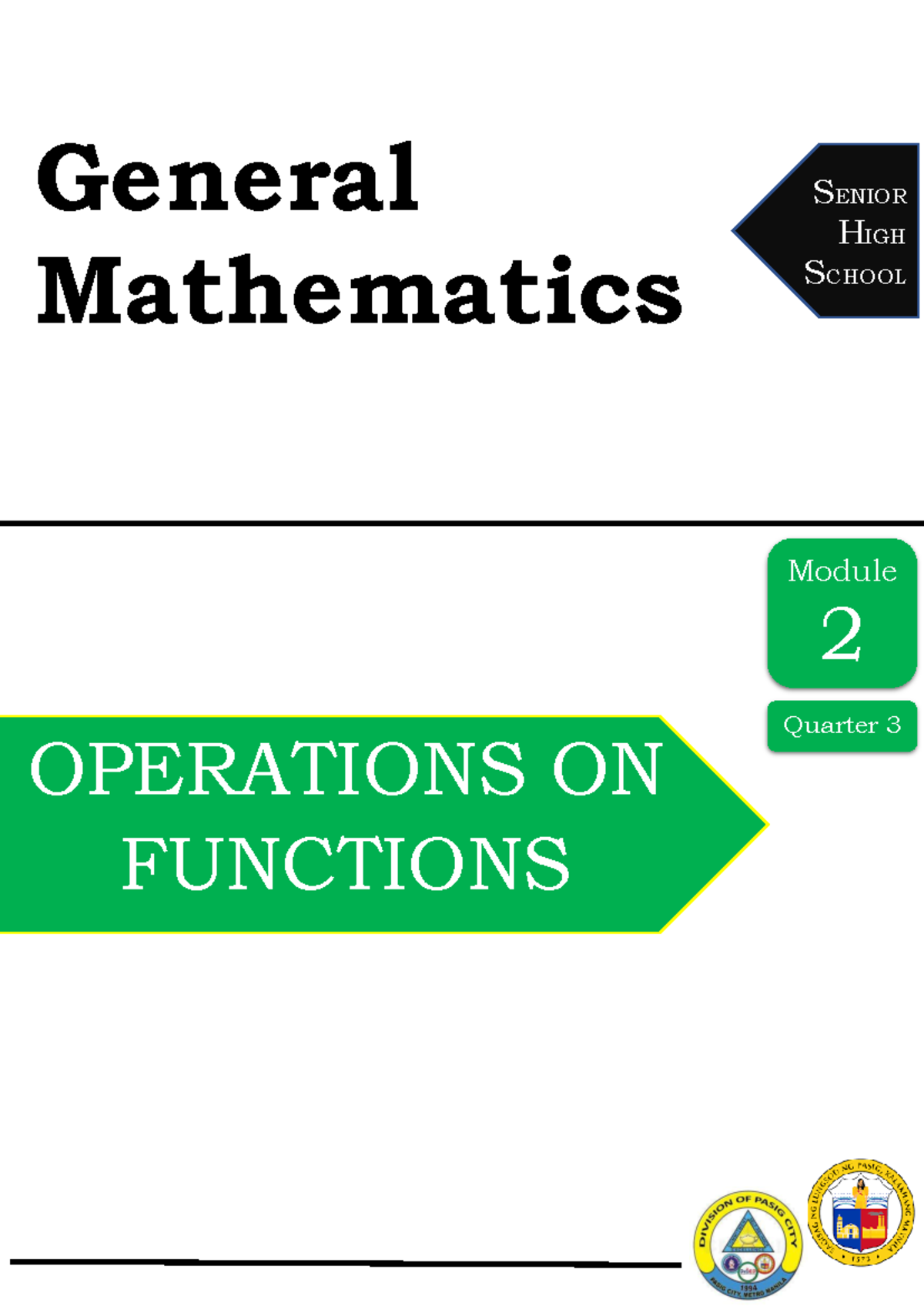 GEN MATH Q3 M2 - math - General Mathematics SENIOR HIGH SCHOOL ...