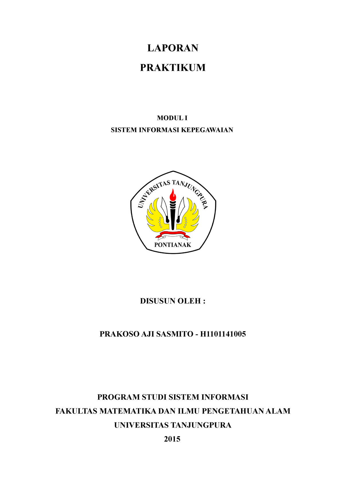 Pemrograman Web Praktikum Modul 1 - LAPORAN PRAKTIKUM MODUL I SISTEM ...