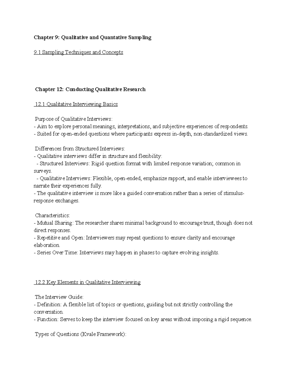 Chap 12 &13 soan 2120 - Study and lecture notes for chapter 12 and 13 ...