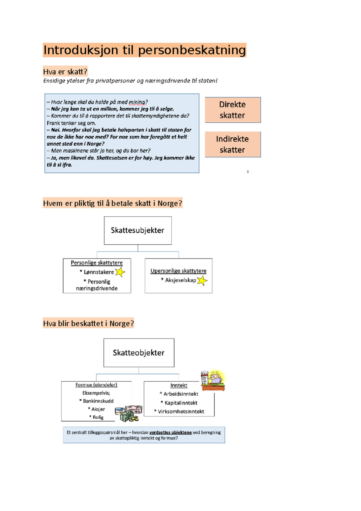 Introduksjon til personbeskatning - §14-2: Inntekten skal periodiseres ...