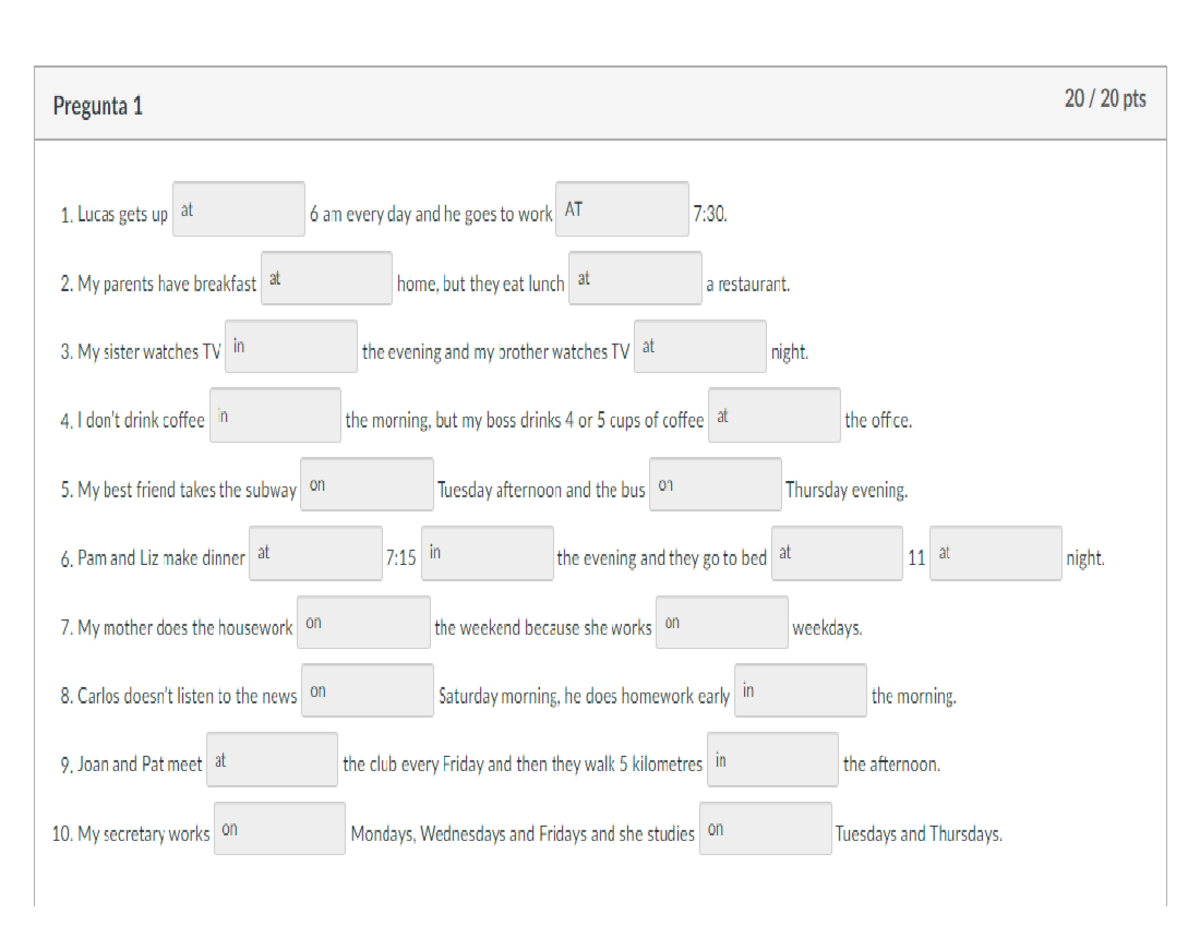 Week 12 Pre task Prepositions Ingles I UTP Studocu