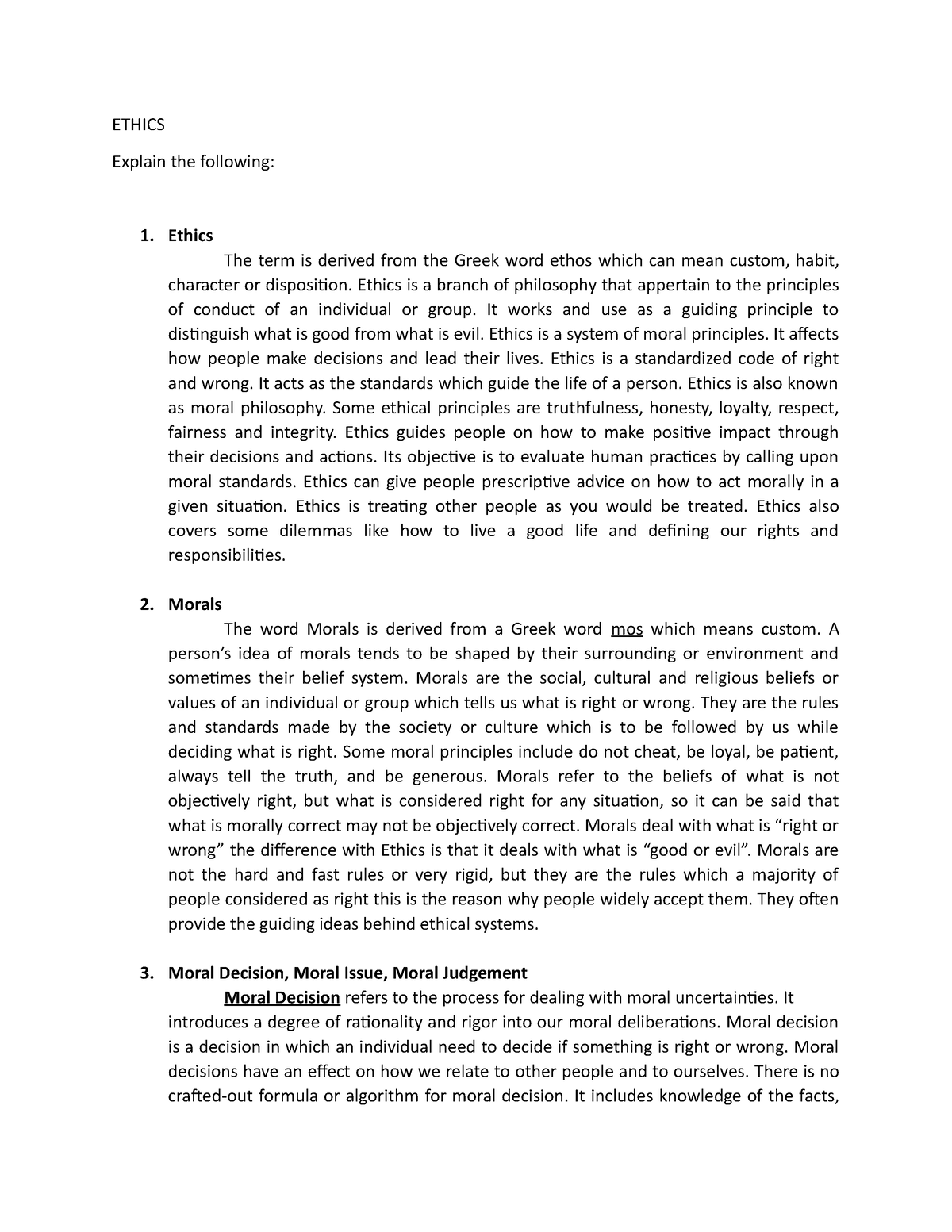 Activity 1- Ethics - RA 10963 restructures the personal income tax ...